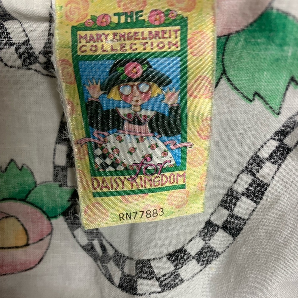 Vintage RARE Mary Englebreit Daisy Kingdom Girls Top Size 10 - Picture 2 of 6